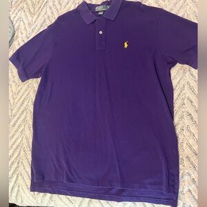Ralph Lauren Men's Deep Purple Polo Shirt